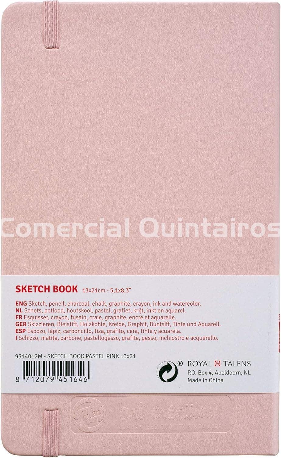 ROYAL TALENS SKETCH BOOK ROSA 13 X 21CM, 140G - Imagen 2